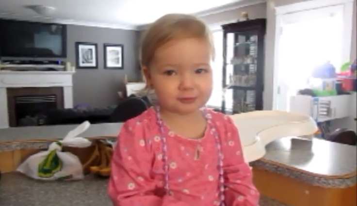 2yr old Makena sings Adele...so cute