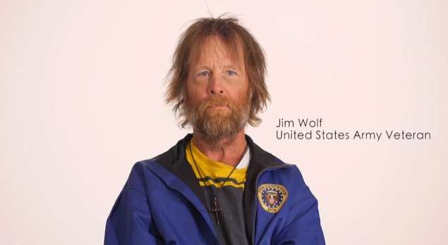 Homeless Veteran Timelapse Transformation