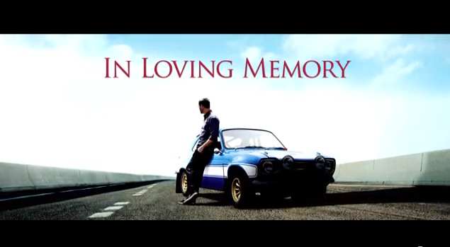 A Tribute to Paul Walker