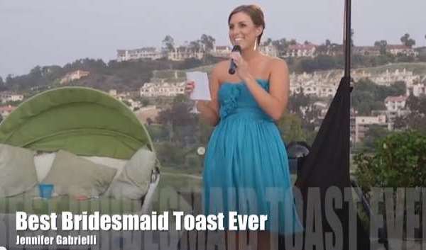 Best Maid of Honor Toast Ever