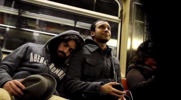 Sleeping On Strangers On The Subway