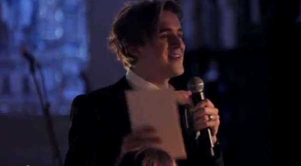 Groom Sings Wedding Speech