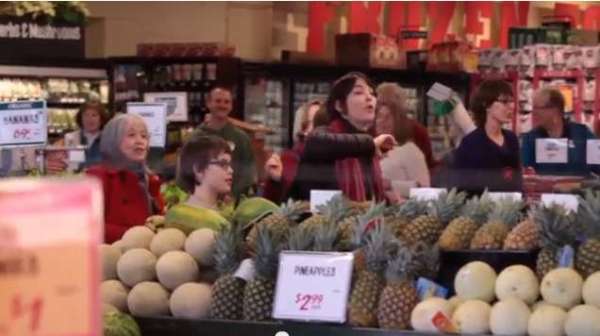 AWESOME: Market Flash Mob Raises $30K For Those In Need