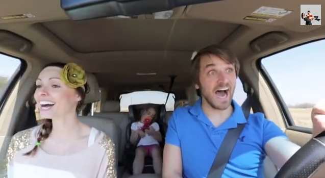 Adorable Parents Perfectly Lip-Sync Song From Disney’s Frozen
