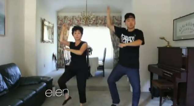 mother and son duo gagnam style