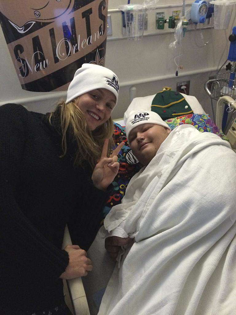Victoria Secret model at hospital