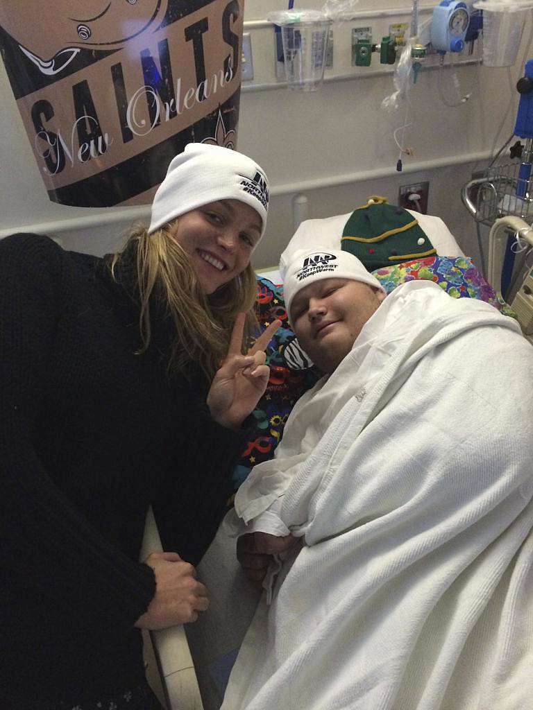 Victoria Secret model at hospital