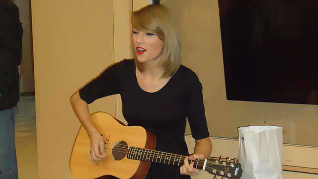 Taylor Swift at Hasbro Childrens hospital