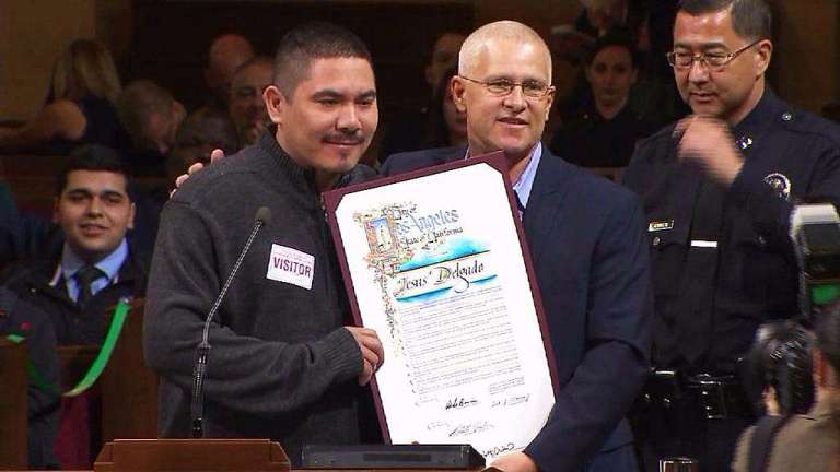 delgado rescued from kidnapper