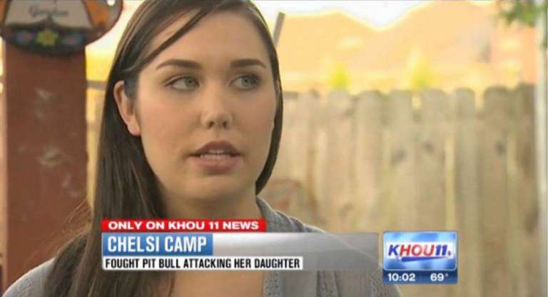 woman bites pit bulls ear off