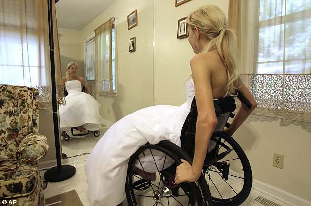 paralyzed bride