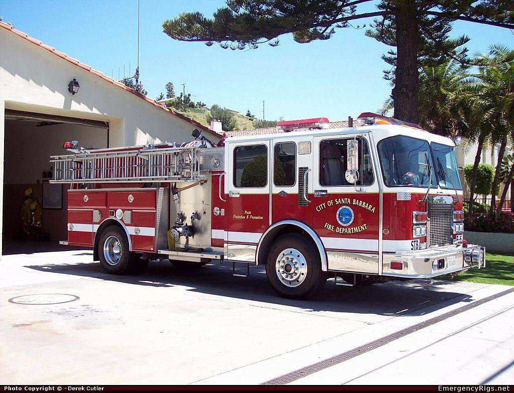 santa barbera fire truck