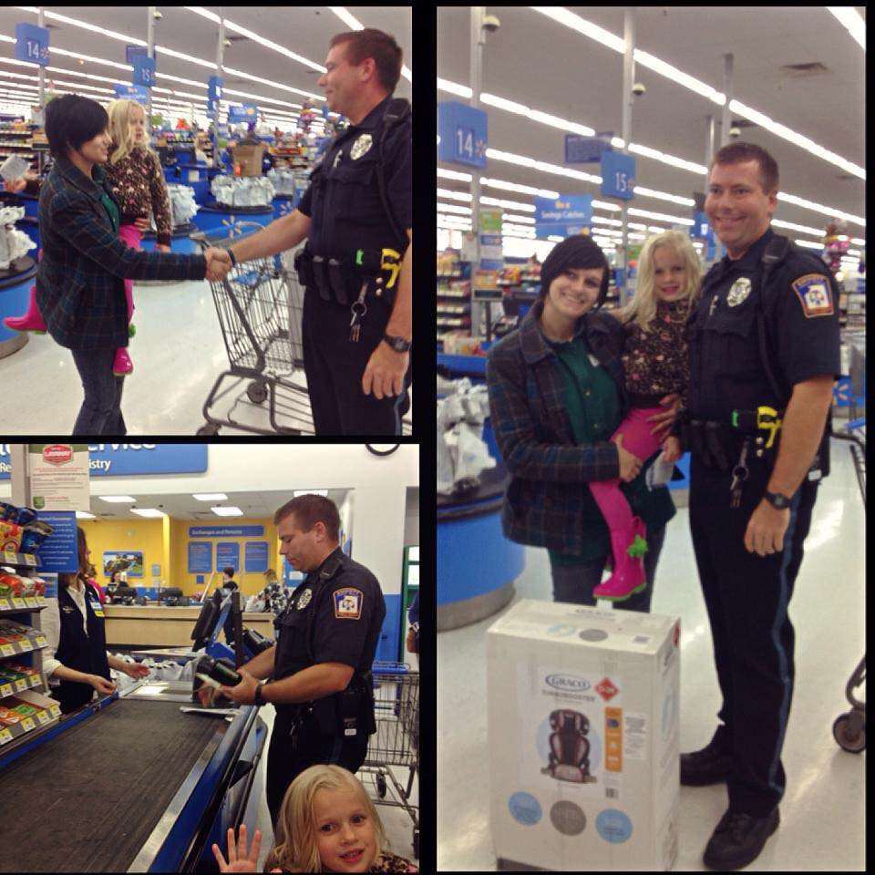 policeman car seat