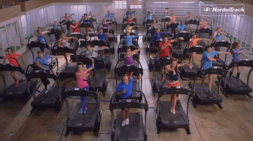 worlds largest treadmill dance