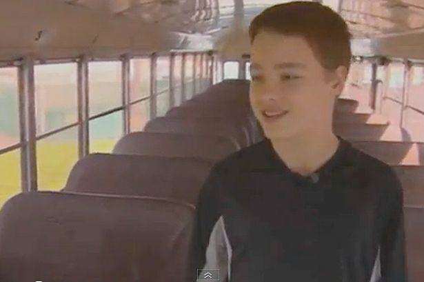 Boy saves bus