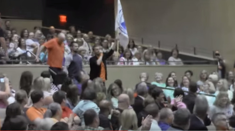 auditorium flash mob