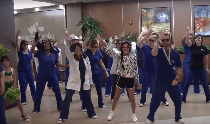 Hospital-Staff-Dance-The-Nae-Nae-To-Send-Off-12-Year-Old-Cancer-Survivor