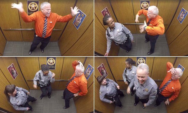 sherriff's dance party