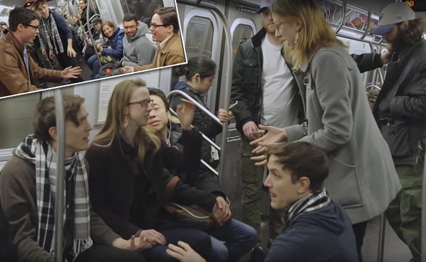 Time  Travel Prank On Subway