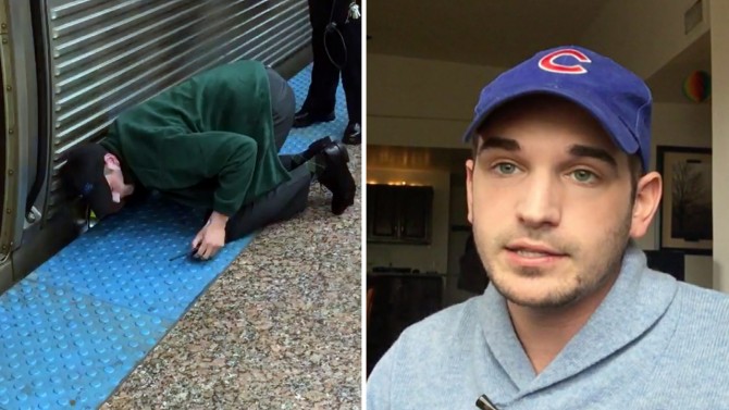 samaritan under train