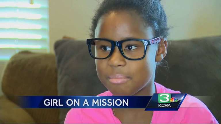 little girl united a community 2