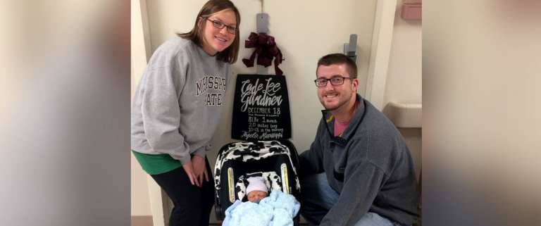 baby shares birthday with parents
