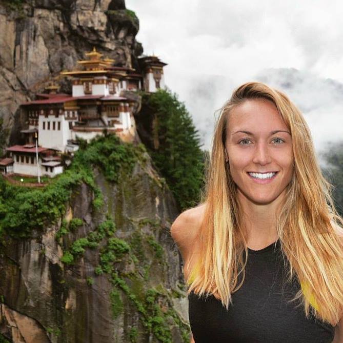 first woman to visit everyt country on earth