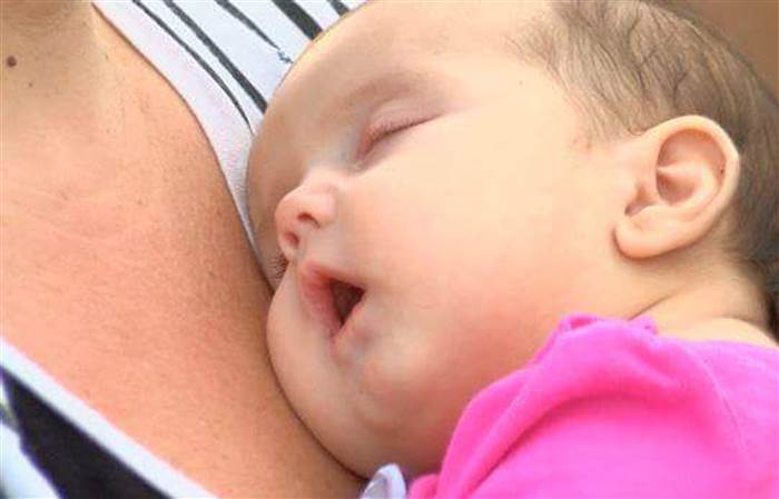 mom saves newborn baby