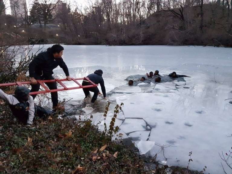 samaritans save teens in central park