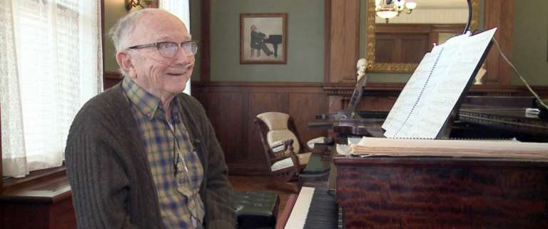 93 Year old War veteran prepares for Piano Recital