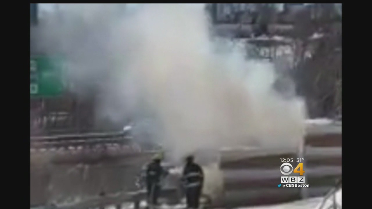 samaritans save driver trapped in burning truck