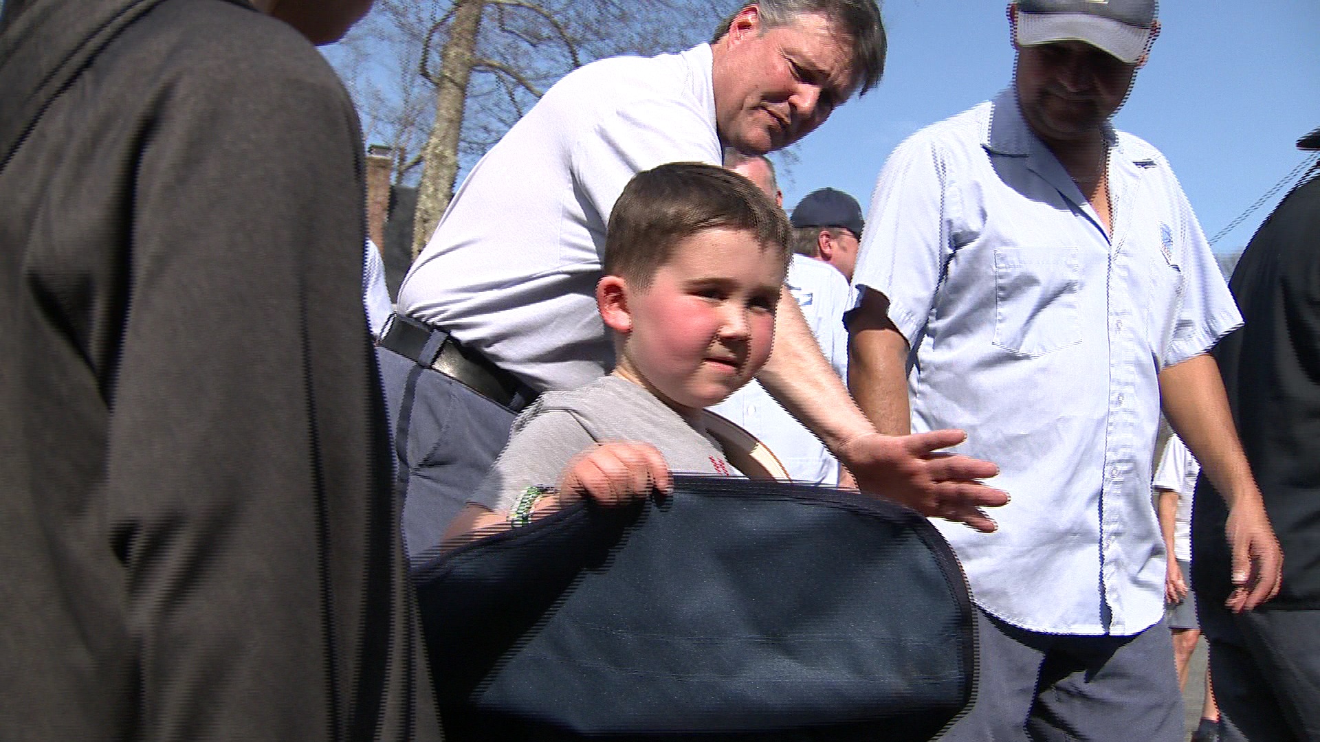 boy with brain tumor gets Convoy