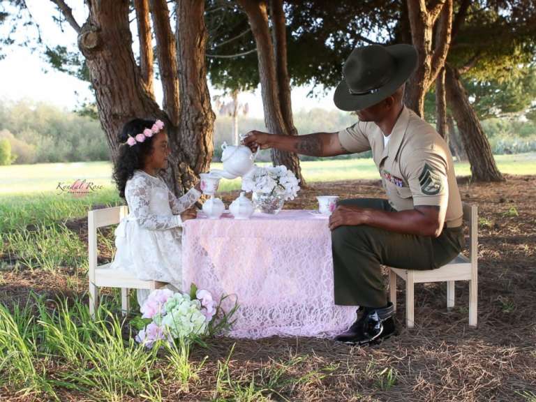 marine dad tea party