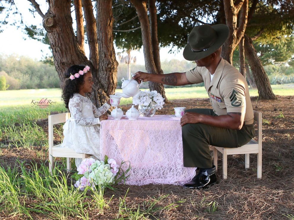 marine dad tea party