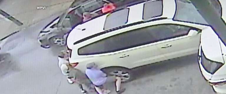 bystanders lift suv off little girl