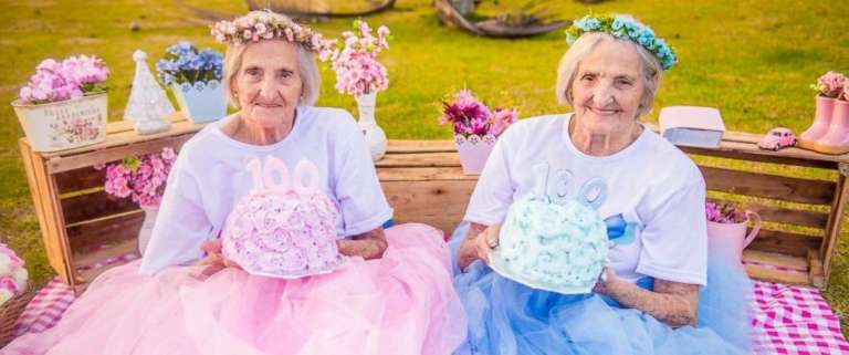 twins celebrate whimsical photoshoot