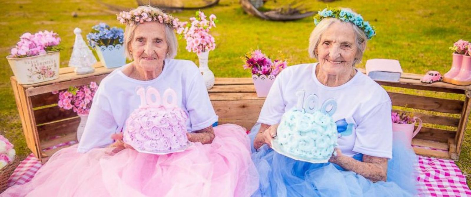 twins celebrate whimsical photoshoot