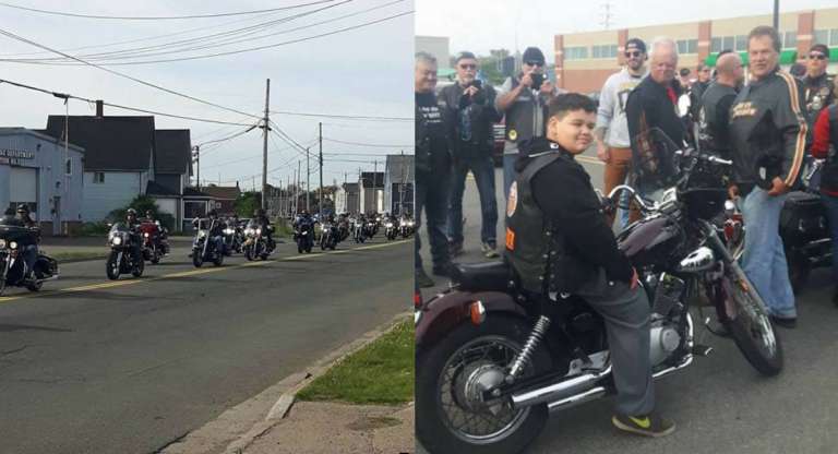 Biker-Gang-Protect-10-Year-Old-Boy-from-Bullying