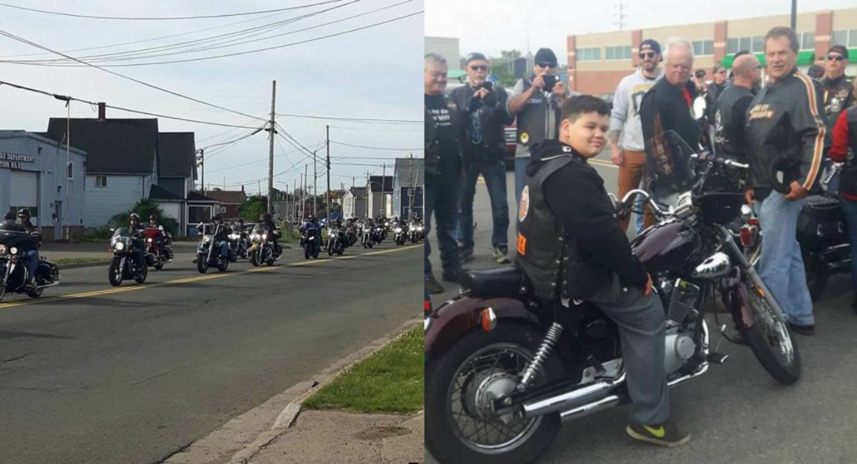 Biker-Gang-Protect-10-Year-Old-Boy-from-Bullying