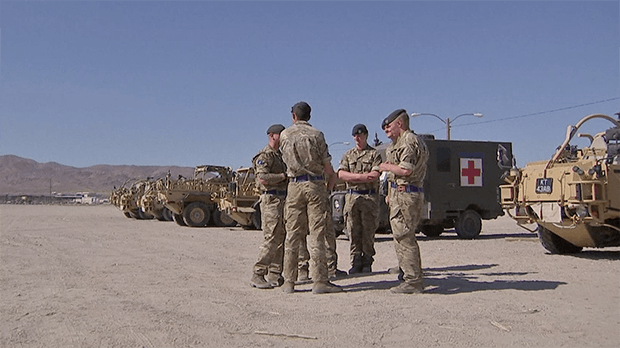 british Soldiers risked lives