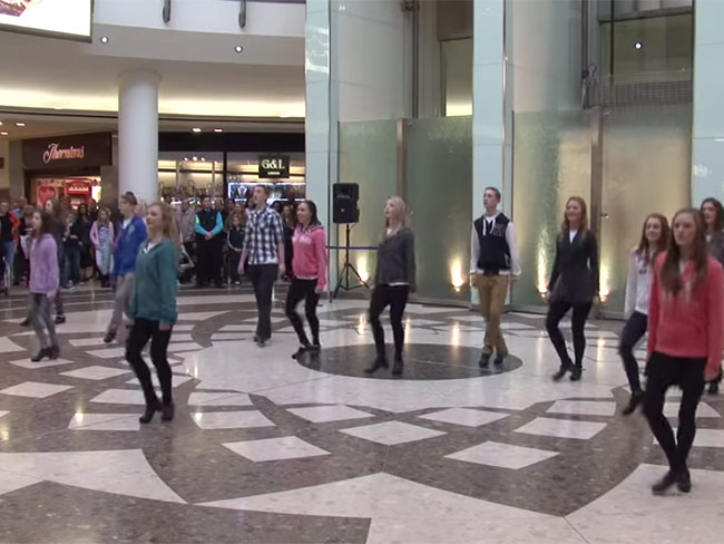 irish flaSH MOB