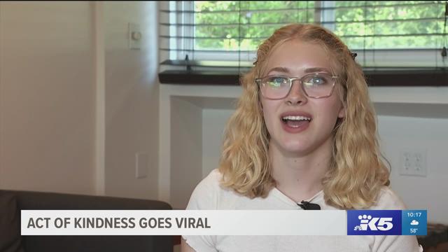 teens airline act of kindness