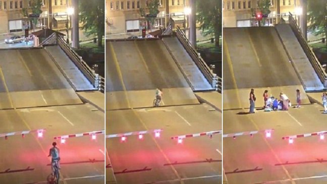 samaritans rescue woman from drawbridge gap