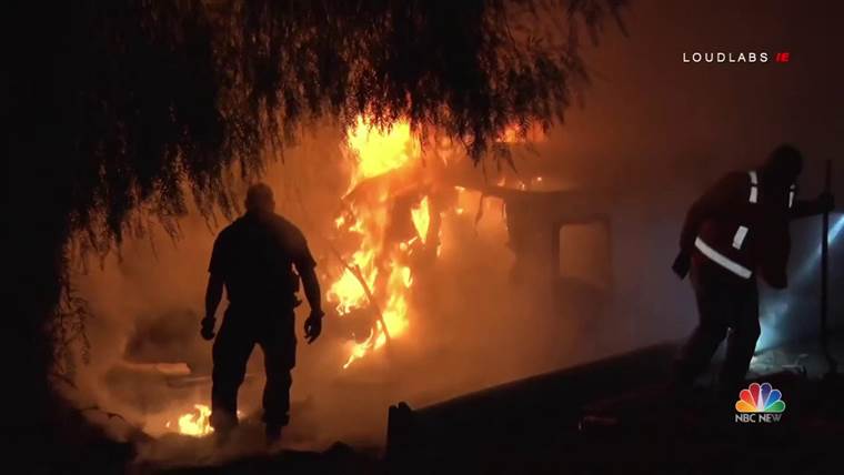 good samaritans save driver after car burst into flames