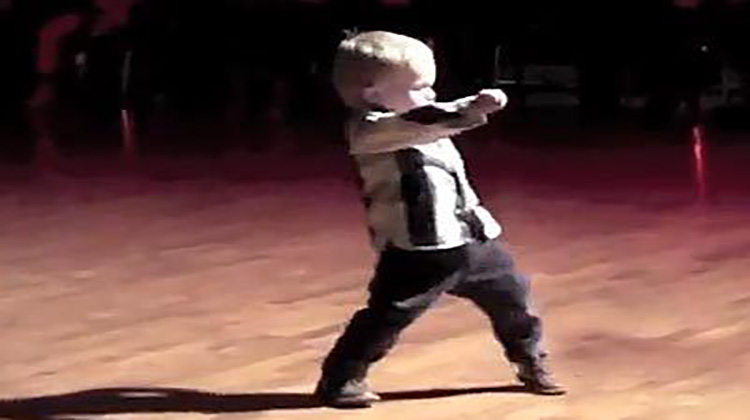 two year old dancing the jive