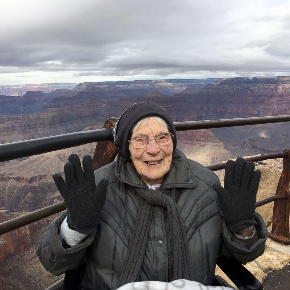 103 year old sworn in as junior ranger at grand Canyon 100 year old anniversary