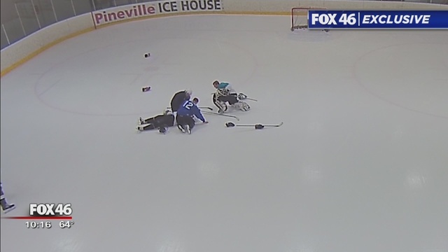 doctor saves hockey player