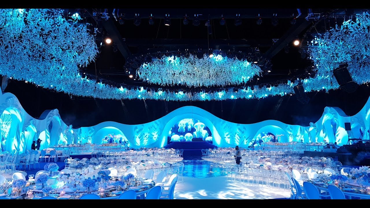 under the sea themed wedding