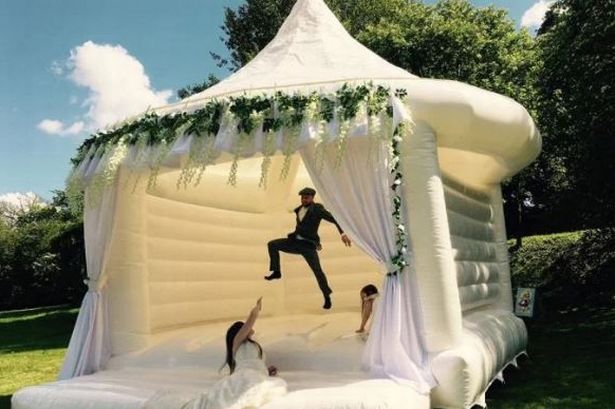 wedding bouncy castle