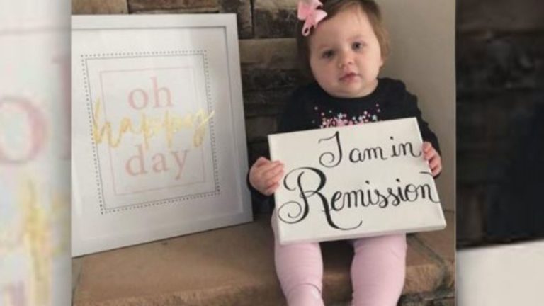 toddler beats stage four cancer